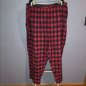 Dreams & Co. Red Buffalo Plaid Pajama Pants
